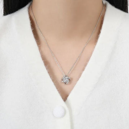 For Daughter - Love You Forever Diamond Knot Necklace