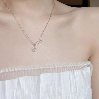FOR UNBIOLOGICAL DAUGHTER - CUSTOM BIRTHSTONE INTERLOCKING NECKLACE