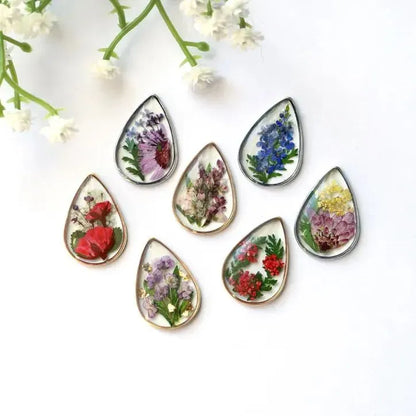🌸2025 Spring New Sale - Personalized Birth Flower Teardrop Necklace
