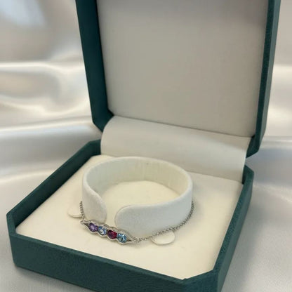 For Friend- We're Peas in a pod Birthstone Bracelet