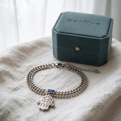 Protect Your Peace Hamsa Hand Bracelet