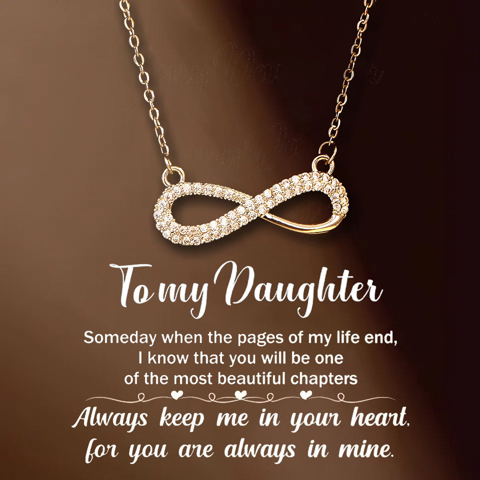 For My Daughter - We Are Forever Linked Together Necklace