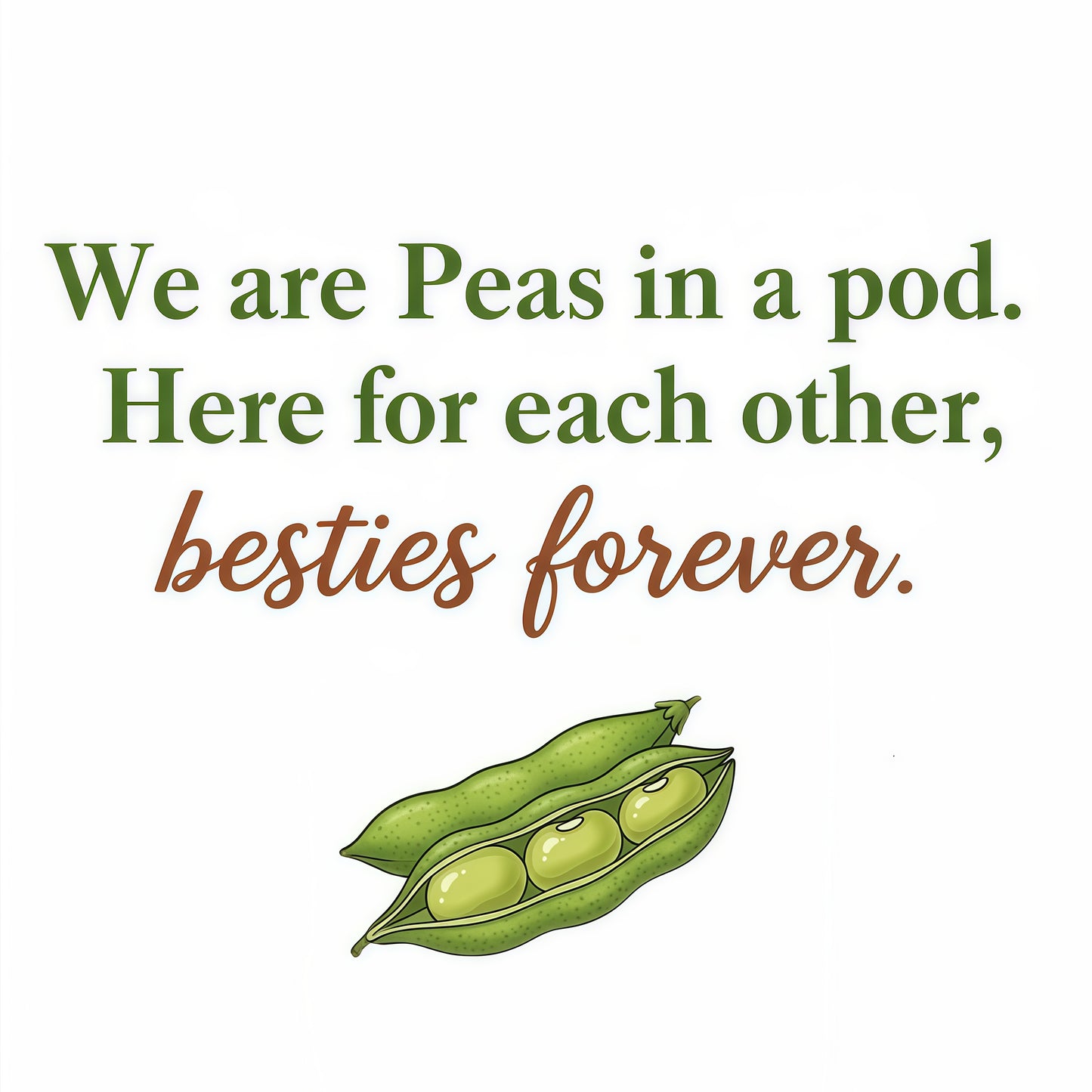 For Friend- We're Peas in a pod Birthstone Bracelet