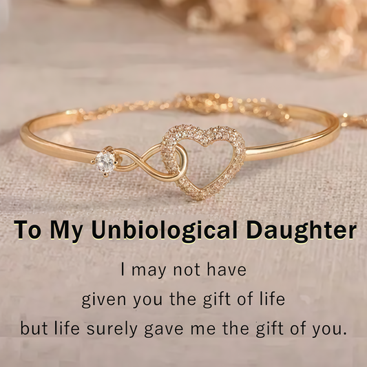 For Unbiological Daughter- A Link That Can Never Be Undone Bracelet