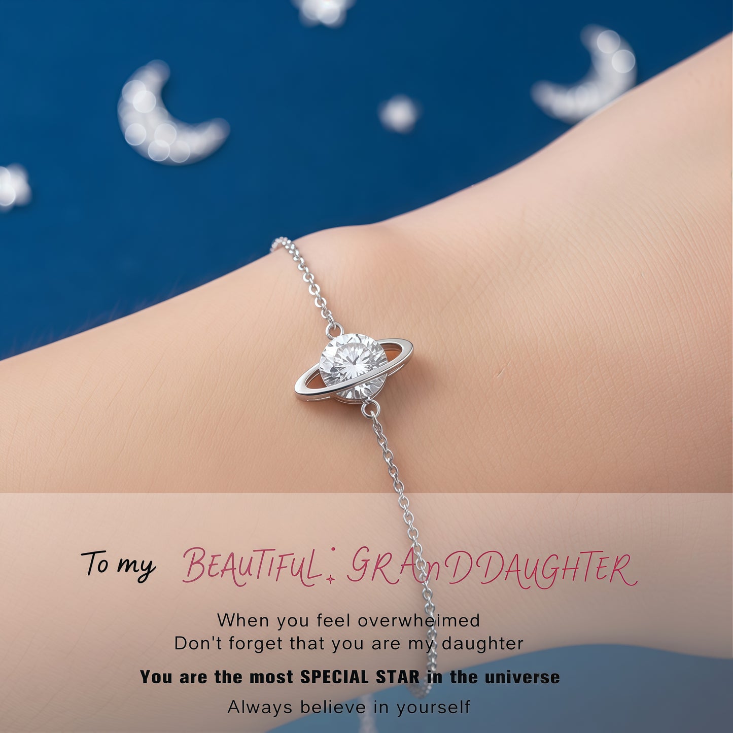 For Granddaughter- You Are The Most Special Star In My Universet Bracelet