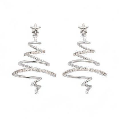 🎄Hot Sale✨Christmas Tree Earrings