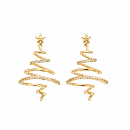 🎄Hot Sale✨Christmas Tree Earrings