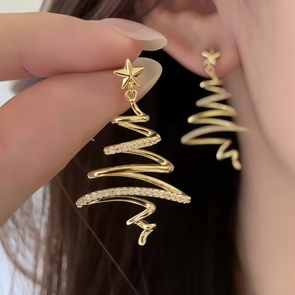 🎄Hot Sale✨Christmas Tree Earrings