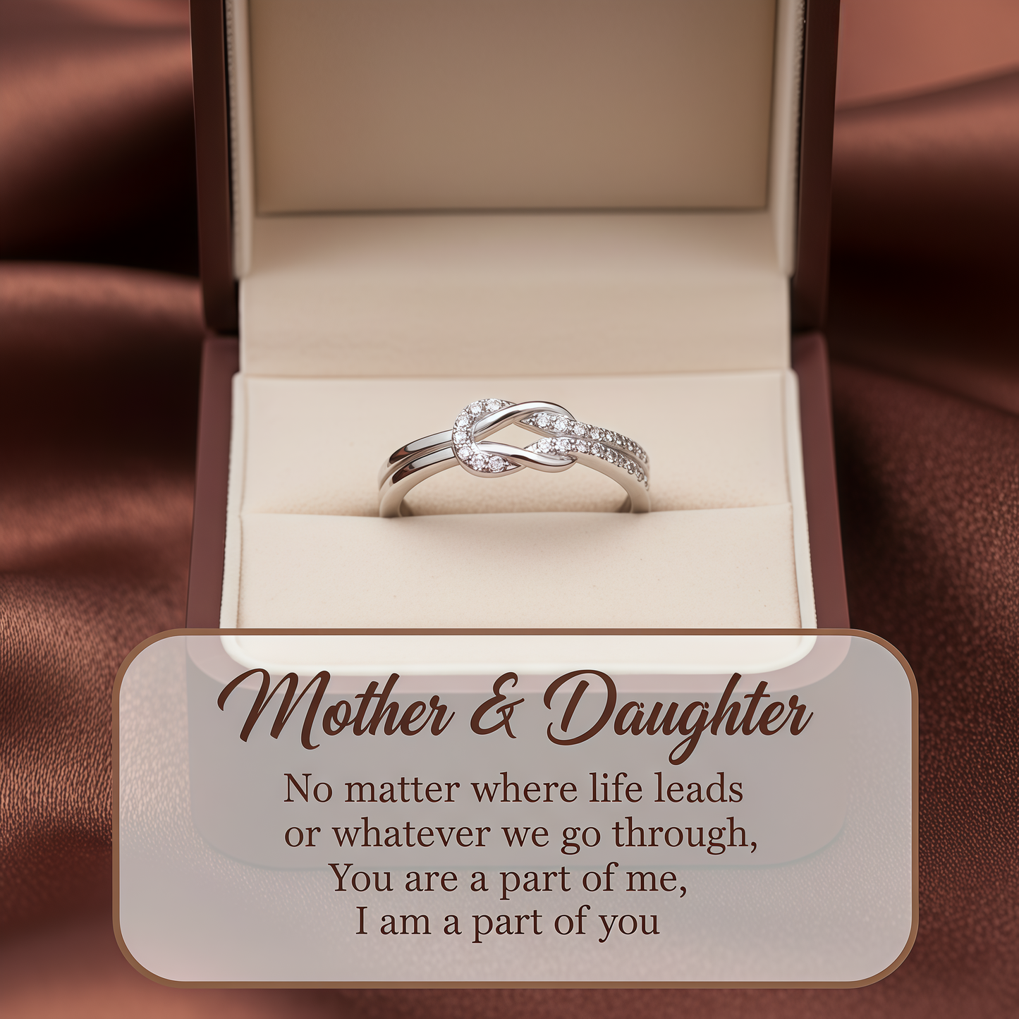 The Love Between Mother And Daughter Is Forever S925 Ring
