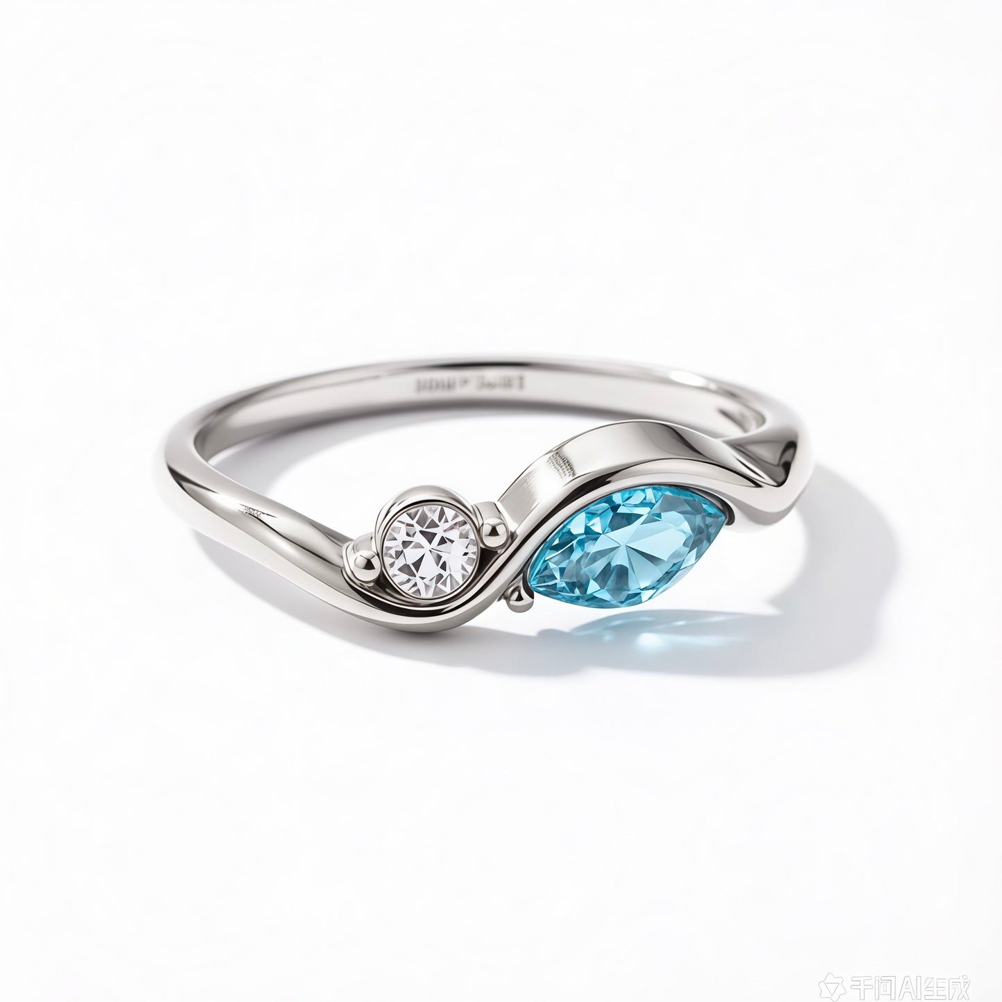 Mother&Daughter Infinity Birthstone Ring