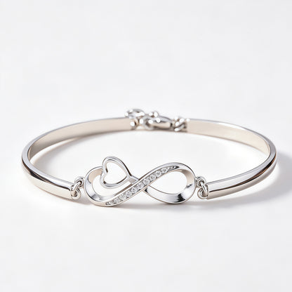 To My Daughter- Keep Me In Your Heart Infinity Bracelet