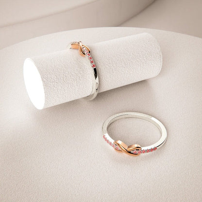 To My Granddaughter "Forever Linked Together"  Ring
