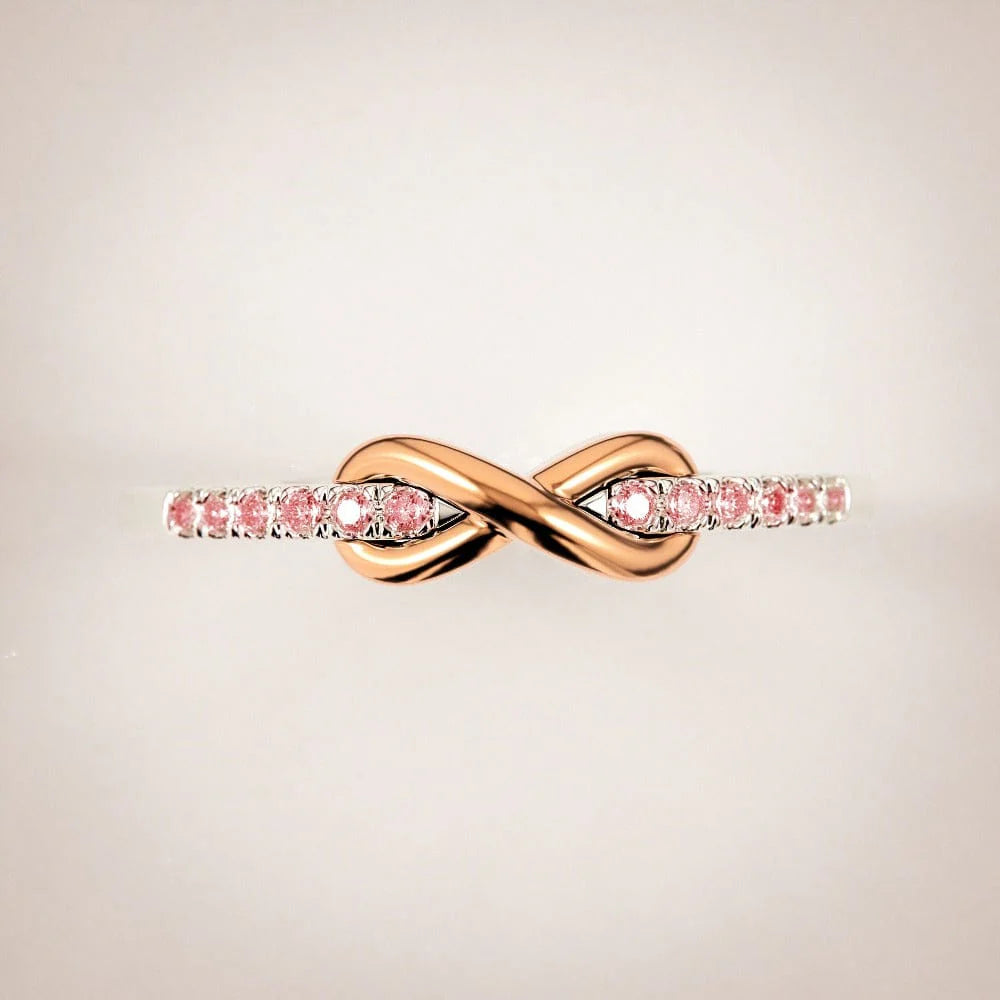 To My Granddaughter "Forever Linked Together"  Ring
