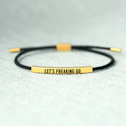 Let's Freaking Go Tube Bracelet