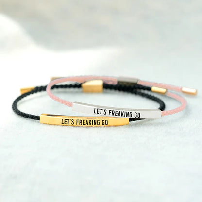Let's Freaking Go Tube Bracelet